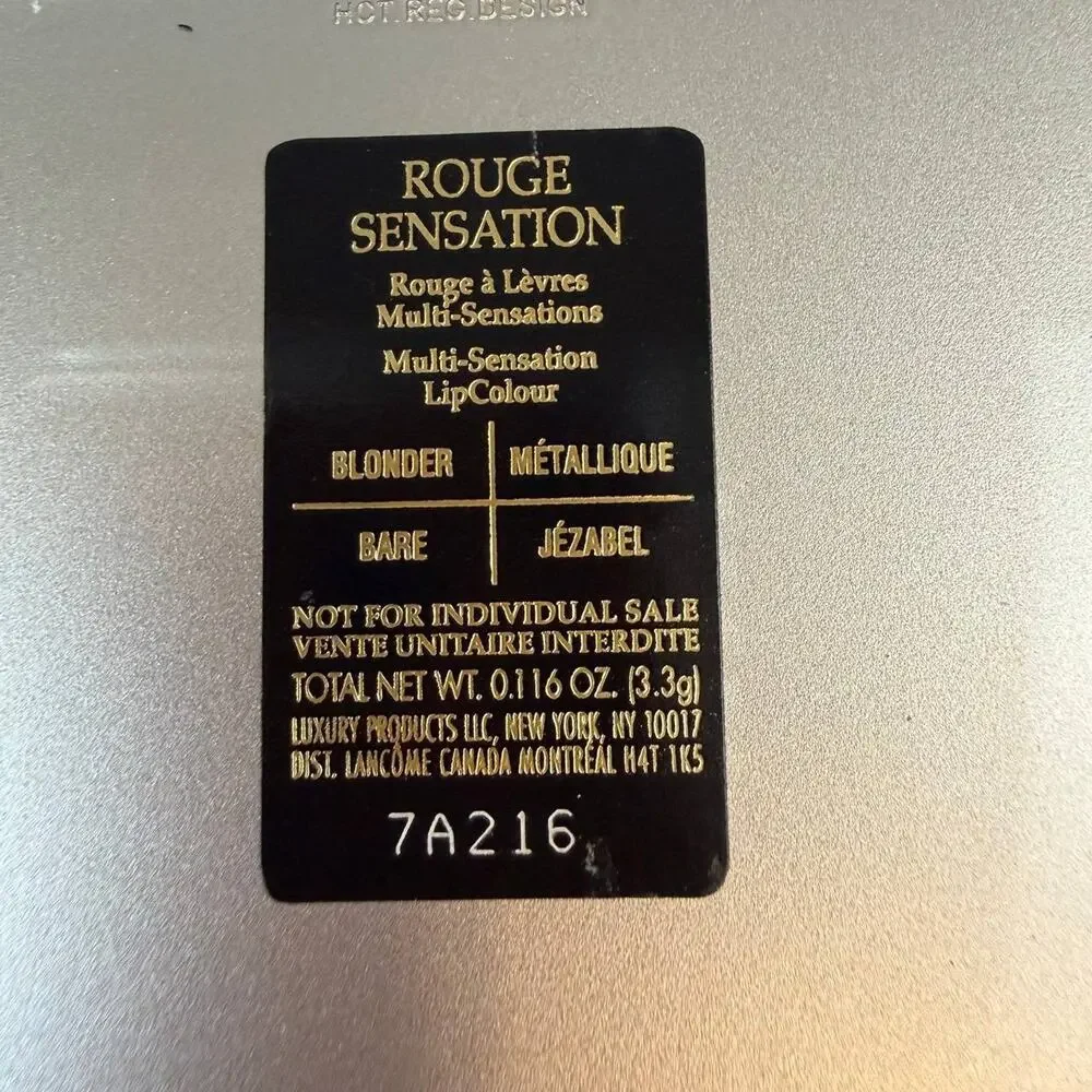 Lancome Rouge Sensation LipColour Palette 0.116 oz